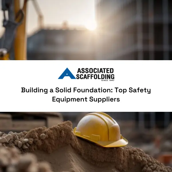 Safety Equipment Suppliers: Hard hat on construction site 