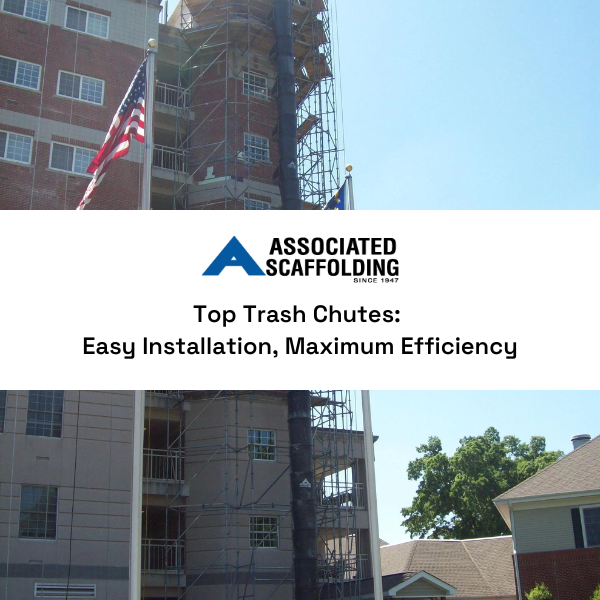 trash chutes for sale - image of trash chute on building construction